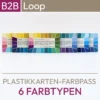 Farbpässe für das 6-Farbtypen-System - stabile Farbkarten der Serie Loop mit 44 Farbfeldern. Produkt aus dem komood.shop