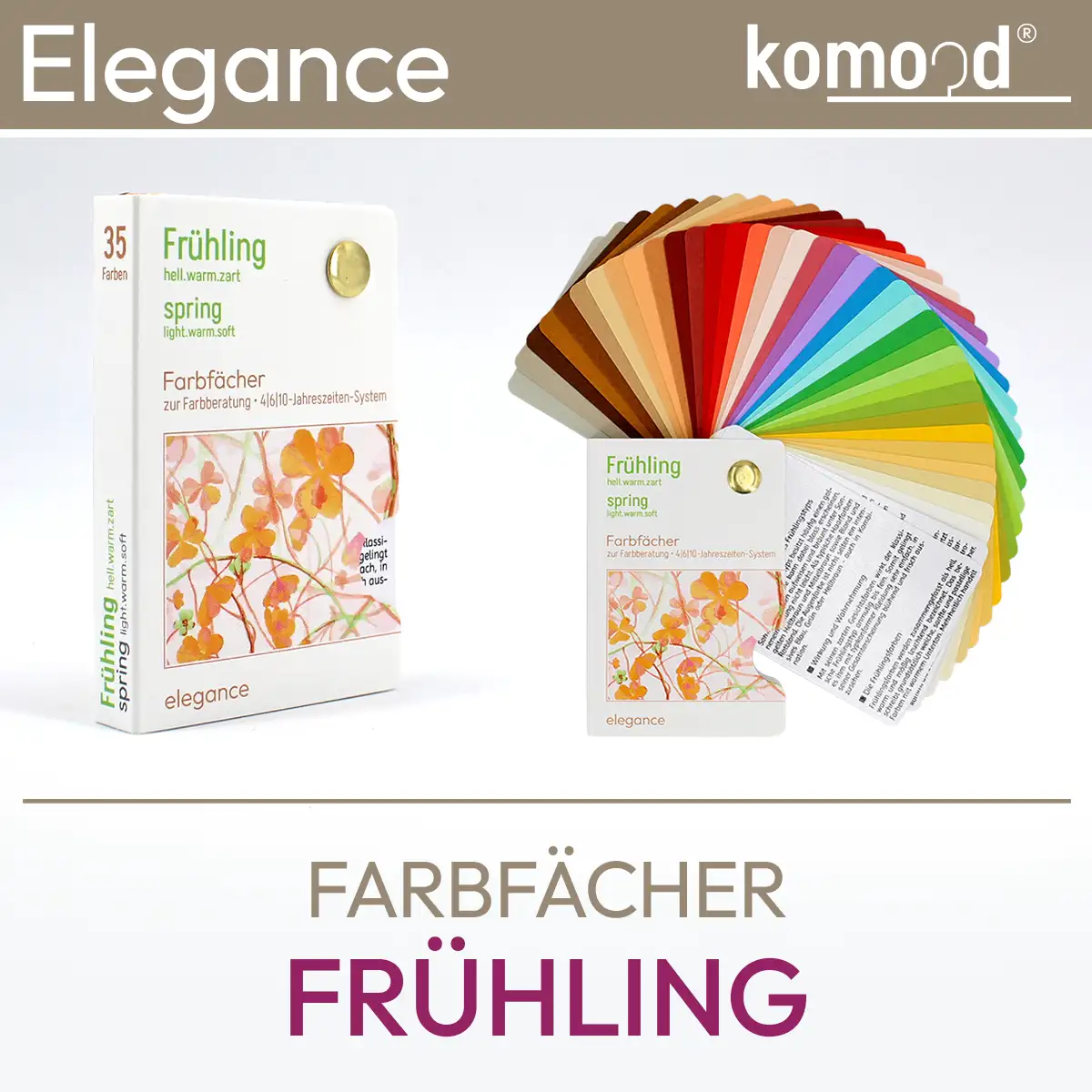 Ventaglio a colori primavera Elegance | Immagine del prodotto