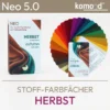 Passeport de couleurs pour le type de couleur Automne - nuancier de la série Neo 5.0 avec 30 champs de couleurs de la palette Automne - foncé.chaud. Produit de la boutique komood