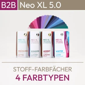 Pasaportes de color para el sistema de tipos de 4 colores: prácticos abanicos de color de la serie Neo XL 5.0 con 40 tarjetas de color. Productos de la tienda komood.shop.