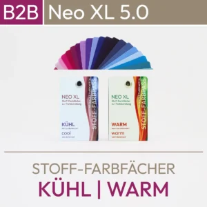 Pases de color para el sistema frío-calor: prácticos abanicos de color de la serie Neo XL 5.0 con 40 cartas de color. Productos de la tienda komood.shop.
