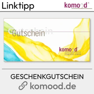 Imagen de producto para una oferta externa en forma de cheque regalo. Oferta de la tienda komood.shop.