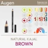 Imagen de producto para el Natural Kajal Brown de la marca benecos que consiste en una imagen de producto y un resumen de los símbolos de Komood para qué tipos de color del sistema de tipos de 10 colores y del sistema de tipos de 12 colores este pintalabios es particularmente adecuado en términos de color. Producto de la tienda komood.shop.