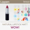 Barra de labios de cosmética natural para el tipo verano, tipo verano-otoño, tipo otoño-invierno, tipo invierno y tipo verano-invierno - Barra de labios natural "¡Wow!" de benecos de la gama de cosmética natural decorativa. Tiende a ser fresco. Producto de la tienda komood.shop