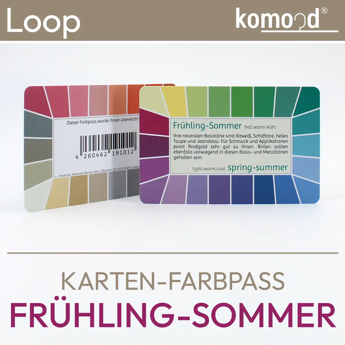 Carta colore pass loop primavera-estate | Immagine del prodotto