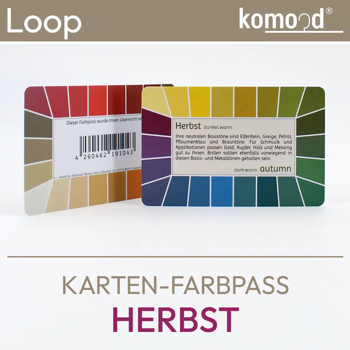 Carta colore pass Loop Autunno | Immagine del prodotto
